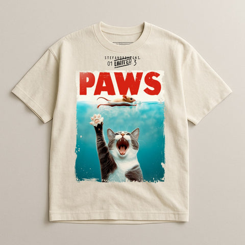 Fun Graphic Cat and Mouse Design T-Shirt