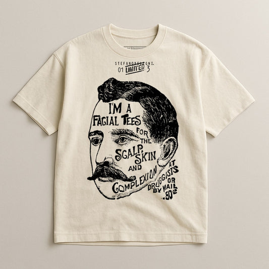 Vintage Facial Tees Graphic Scalp and Skin T-Shirt
