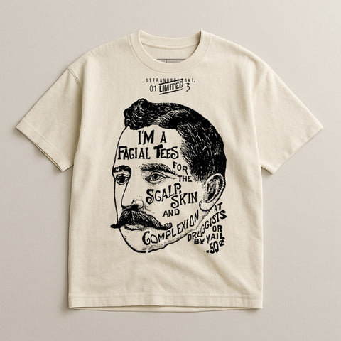 Vintage Facial Tees Graphic Scalp and Skin T-Shirt