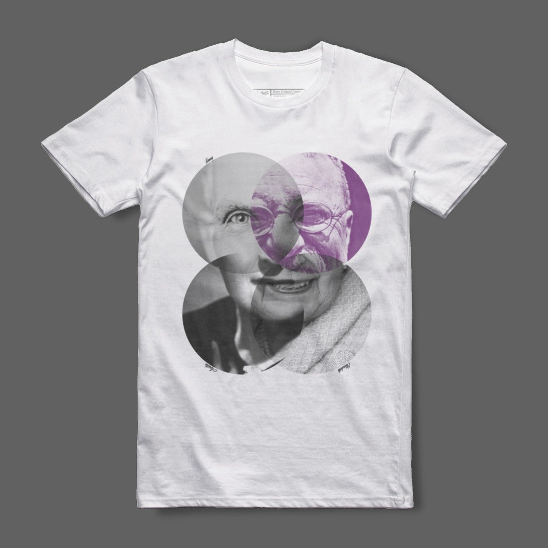 Fascinating Faces Graphic Print T-shirt for Unique Style