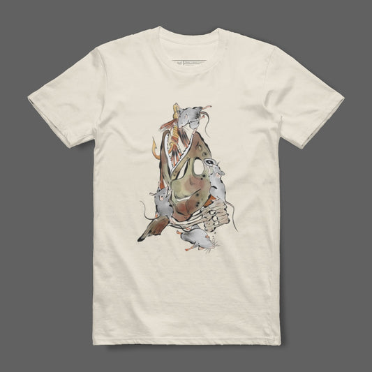 Unique Design Shirt with Artistic Animal Illustration