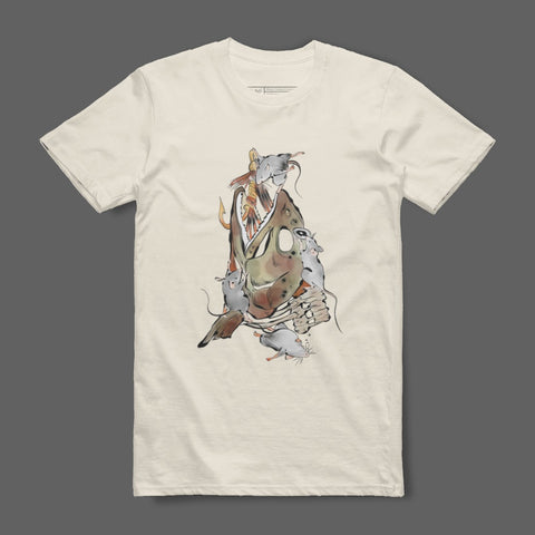 Unique Design Shirt with Artistic Animal Illustration