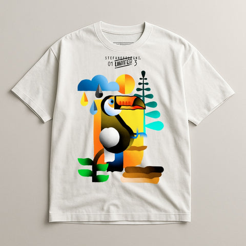 Limited Edition Toucan Graphic Print T-shirt