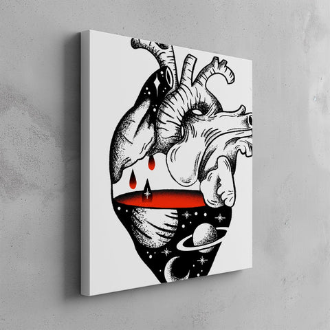 Quadro canvas univheart