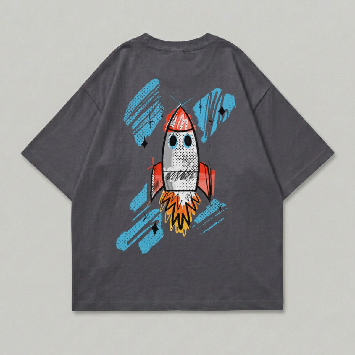 Grey shirt rocket graphic blue elements orange flame product type
Tshirt
Rocket
Space
Launch
Astronaut
Galaxy
Stars
Cosmic
Sci-fi
Graphic tee
Printed shirt
Casual top
Streetwear
Grey shirt
Blue accents
Orange design
Cartoon rocket
Fun design
Adventure
Exploration