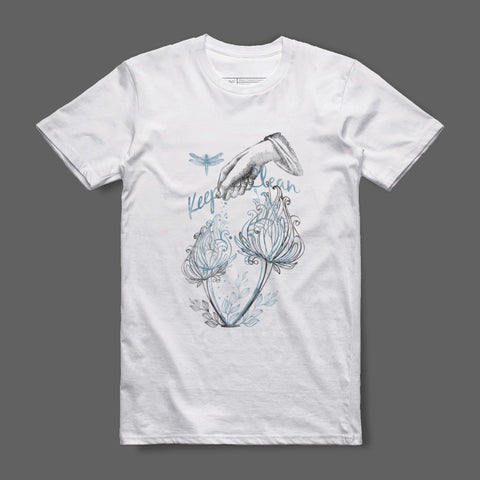 Keep it Clean Hand Watering Flowers T-shirt