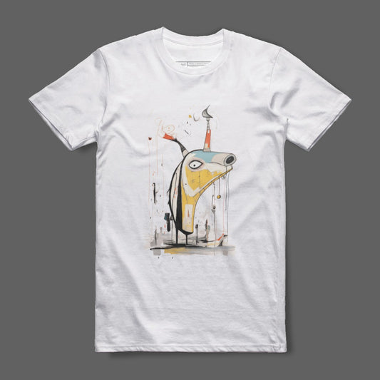 Abstract Animal Artwork T-Shirt Fashion Statement