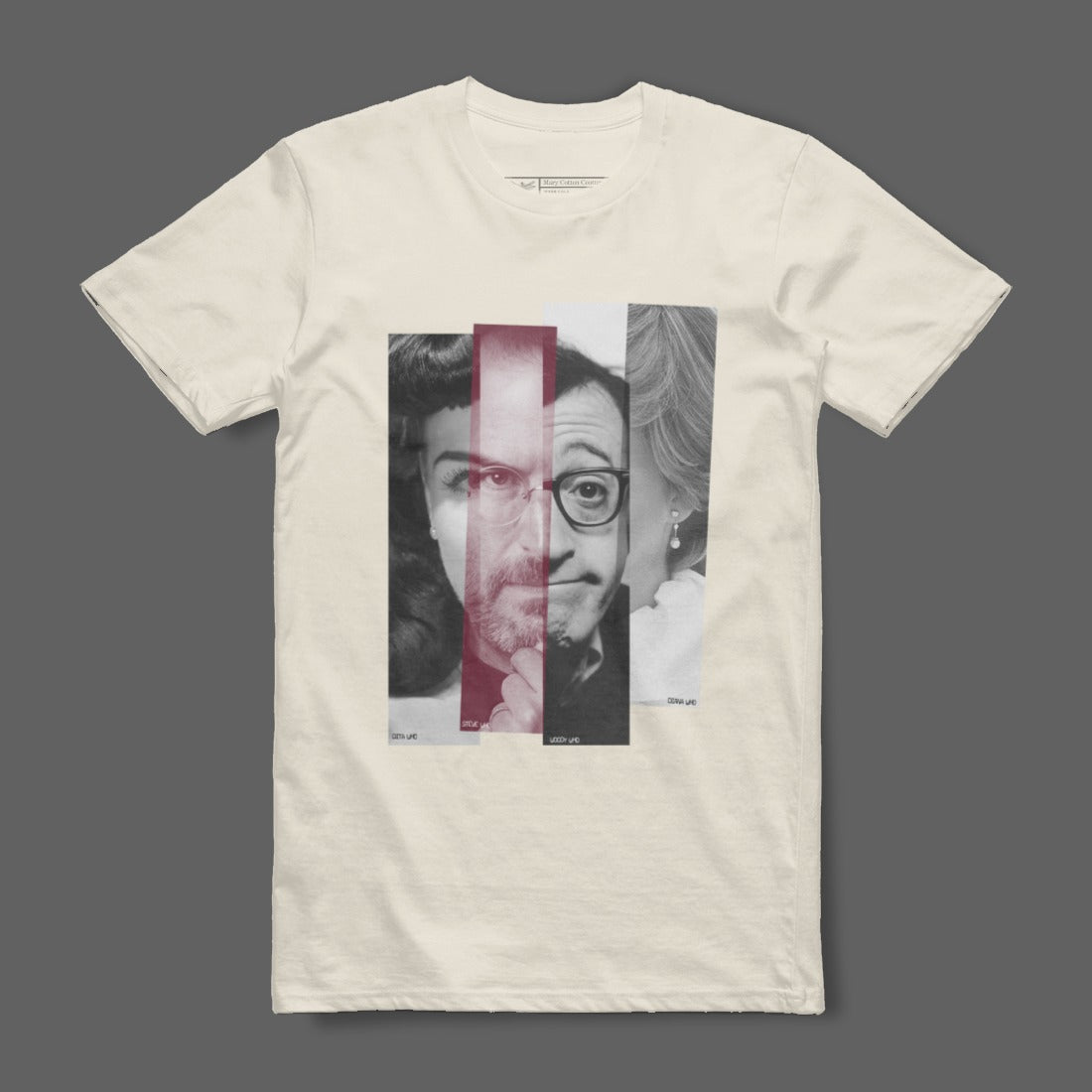 Unique Abstract Faces Graphic Art T-shirt