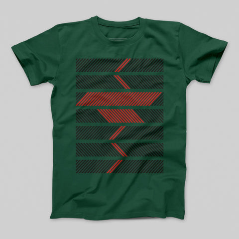T-shirt donna boyfriend Stripe Geometry