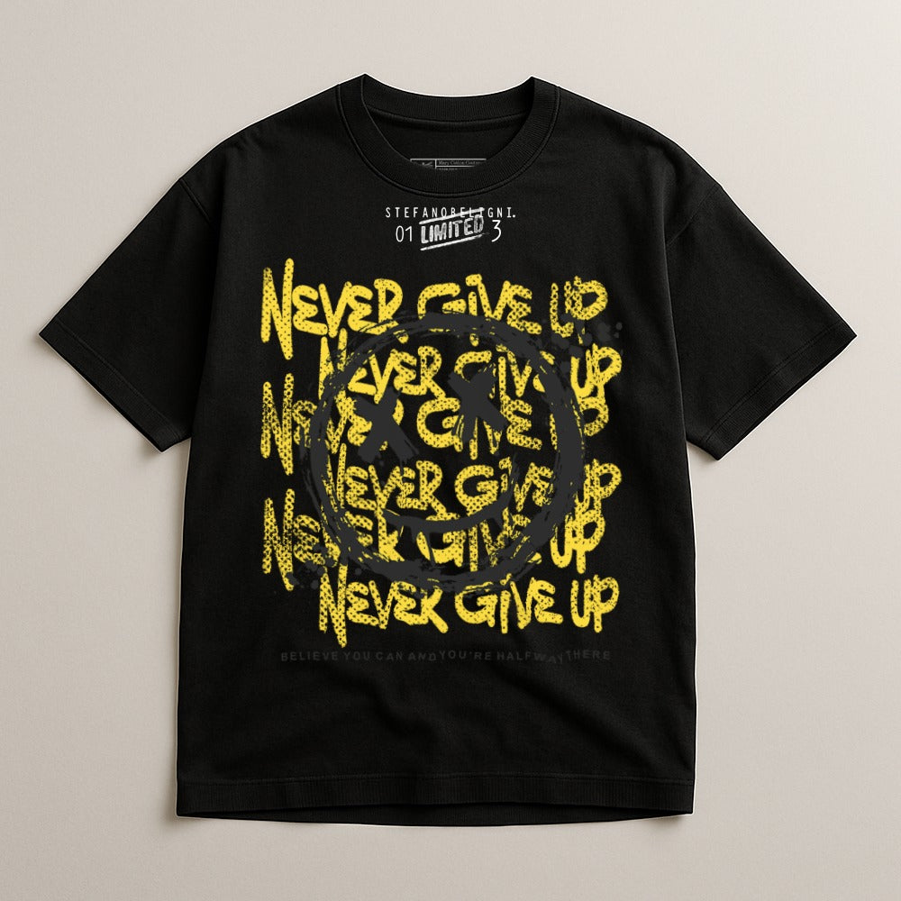 Never Give Up This Graphic Tee Motivational Apparel