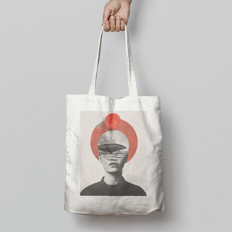 Artistic Abstract Modern Tote Bag with Unique Design