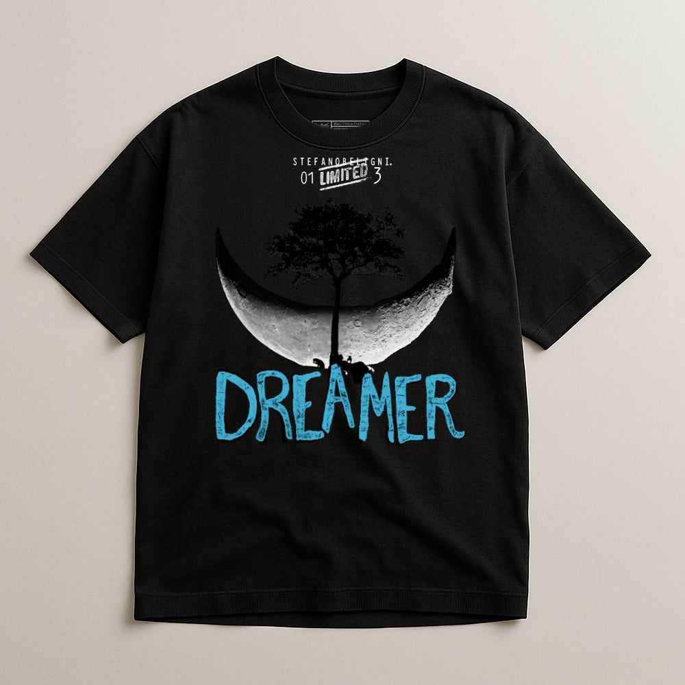 Dreamer Moon and Tree Graphic T-Shirt
