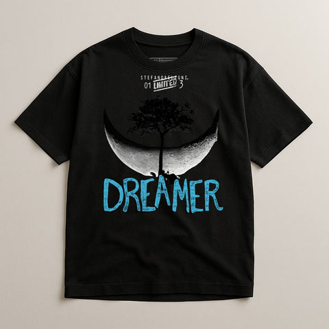Dreamer Moon and Tree Graphic T-Shirt