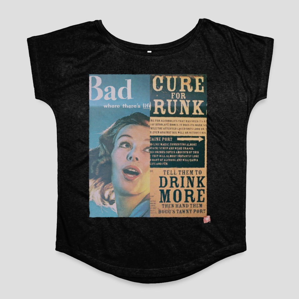 Vintage Style Cure for Drunk Poster Graphic Shirt