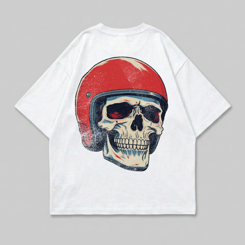 Rider skull red helmet vintage style graphic tee shirt product type
skull design, helmet art, red helmet, biker graphic, vintage skull, retro print, motorcycle rider, graphic tee, white t-shirt, apparel, street style, unique design, men's graphic, women's graphic, unisex tee, cool skull, distressed look, art tee, fashion top, rider gear