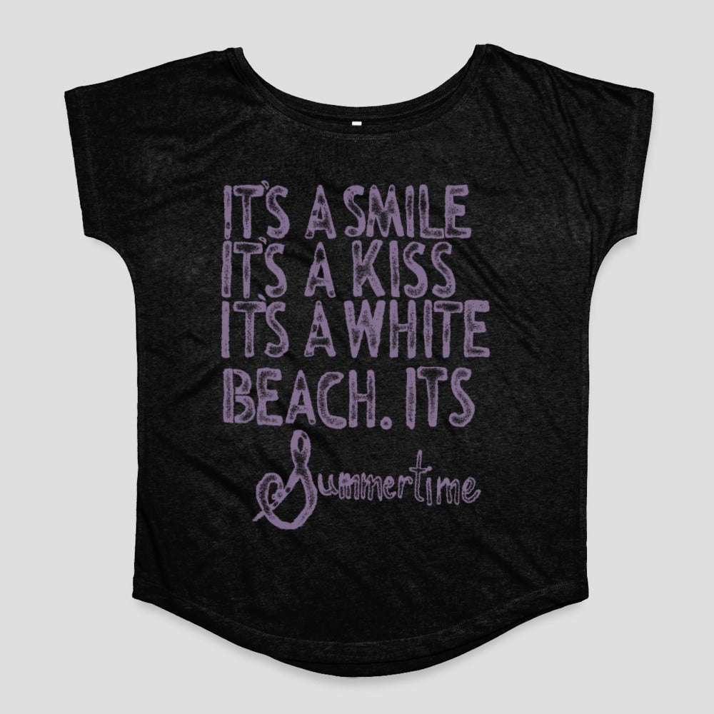 Summertime Beach Quote Graphic Women's T-shirt