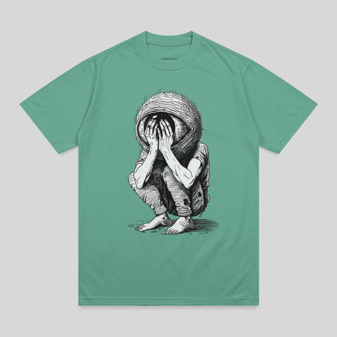 Crouching Figure Eye Head Hidden Face Hands Design product type