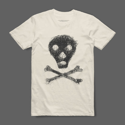 Edgy Skull and Crossbones Graphic Tee