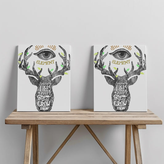 Quadro canvas element_chiari