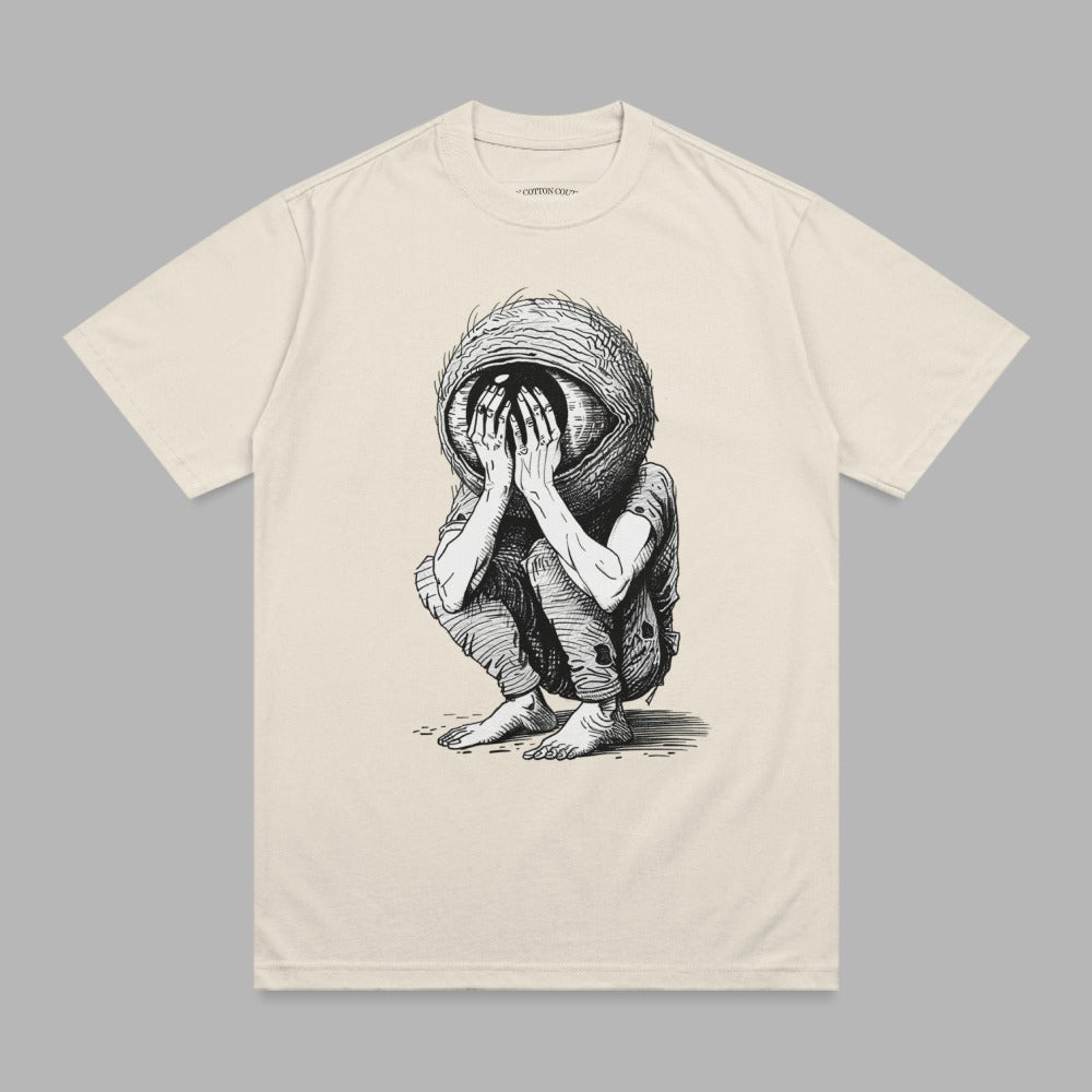 Eye Monster Hiding Face Squatting Creature product
