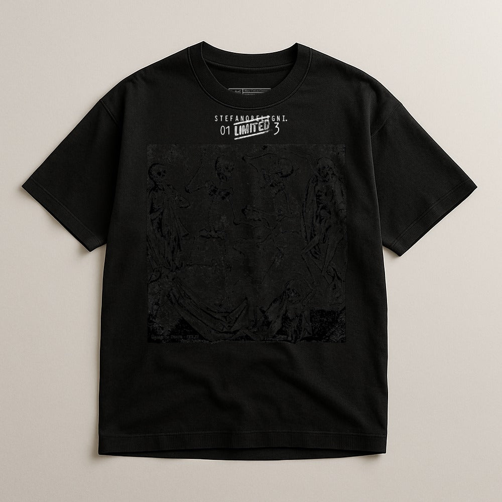 Limited Edition Artistic Design Black T-Shirt
