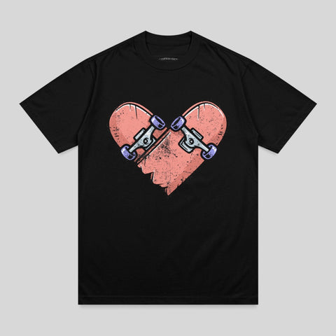 Skateboard Trucks Broken Heart T-Shirt product type