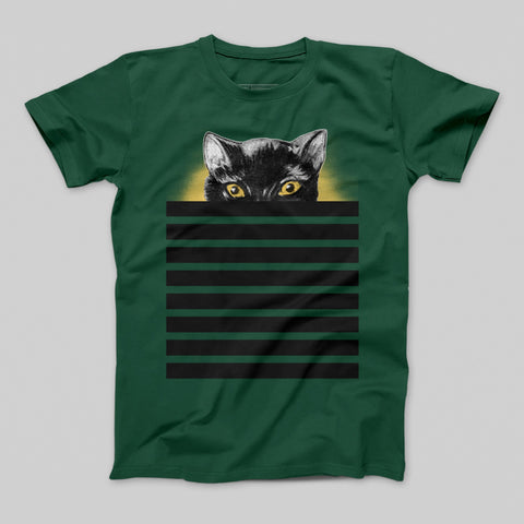 T-shirt donna boyfriend Vintage Cat
