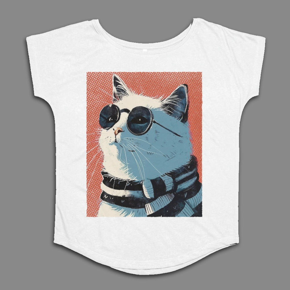 Cool Cat with Sunglasses Graphic t-shirt