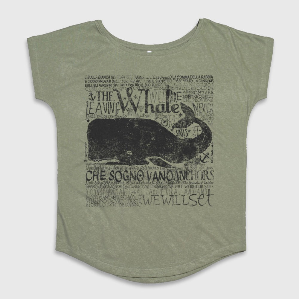 Leaving Whale Graphic Design Shirt
