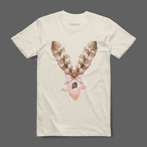 Unique Design with Feathers Print T-shirt