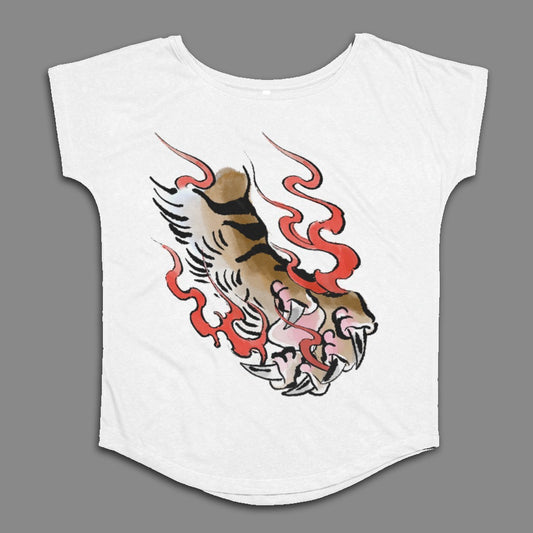 Vibrant Tiger Claw Design Graphic T-Shirt
