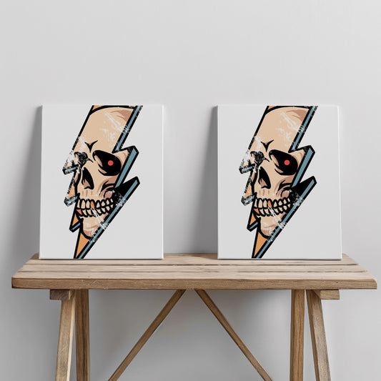 Quadro canvas thunder-skull