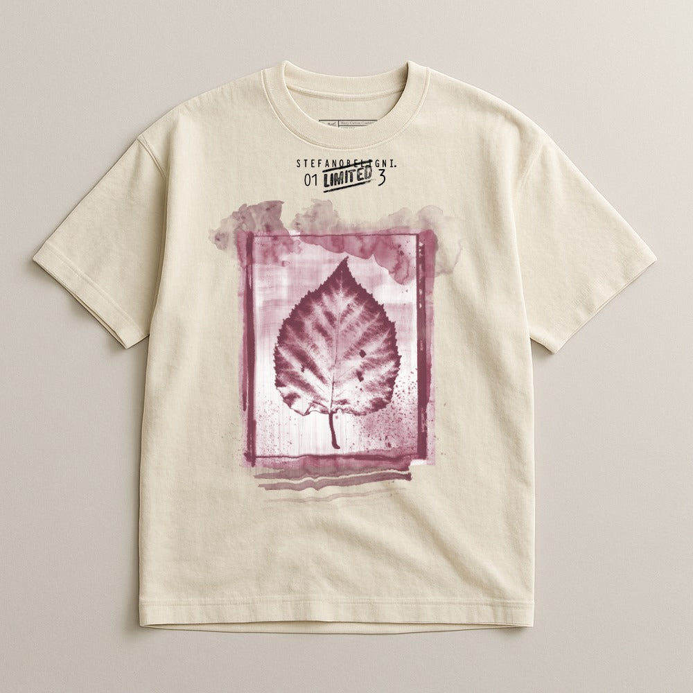 Limited Edition Leaf Graphic Short Sleeve T-Shirt
