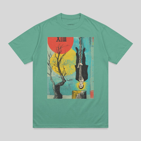 Tarot Hanged Man XIII Surreal Graphic Art product type