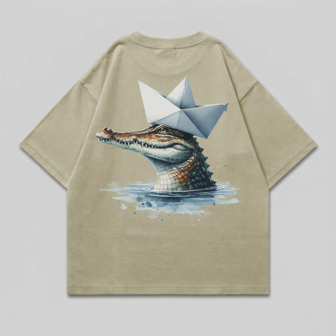 Crocodile Paper Boat Hat Water Design product type
Crocodile
Alligator
Paper boat
Boat hat
Water design
Animal graphic
Reptile shirt
Unique apparel
Graphic tee
Cool design
Swamp animal
River creature
Fun fashion
Nautical art
Wildlife print
Creative tee
Illustration shirt
Adventure style
Outdoors wear
Animal lover gift