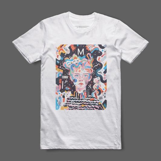 Vibrant Abstract Art Design Tshirt for Unique Style