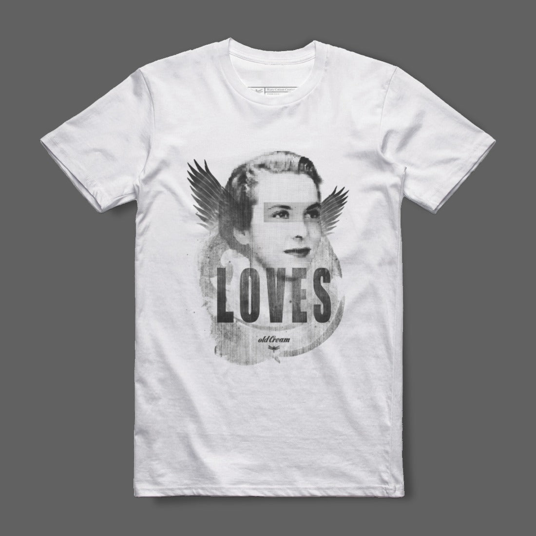 Vintage Graphic Tee Featuring Classic Portrait Design