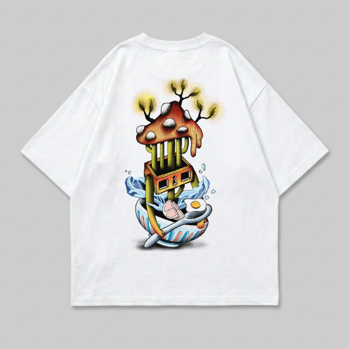 Glowing Mushroom House Water Bowl Egg Spoon Ramen product type
