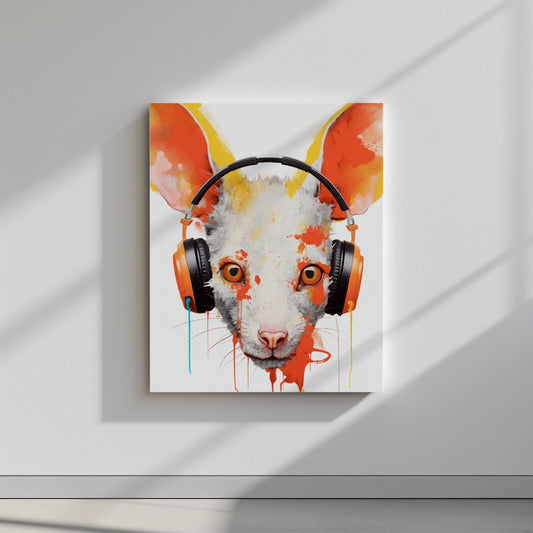 Quadro canvas music mouse