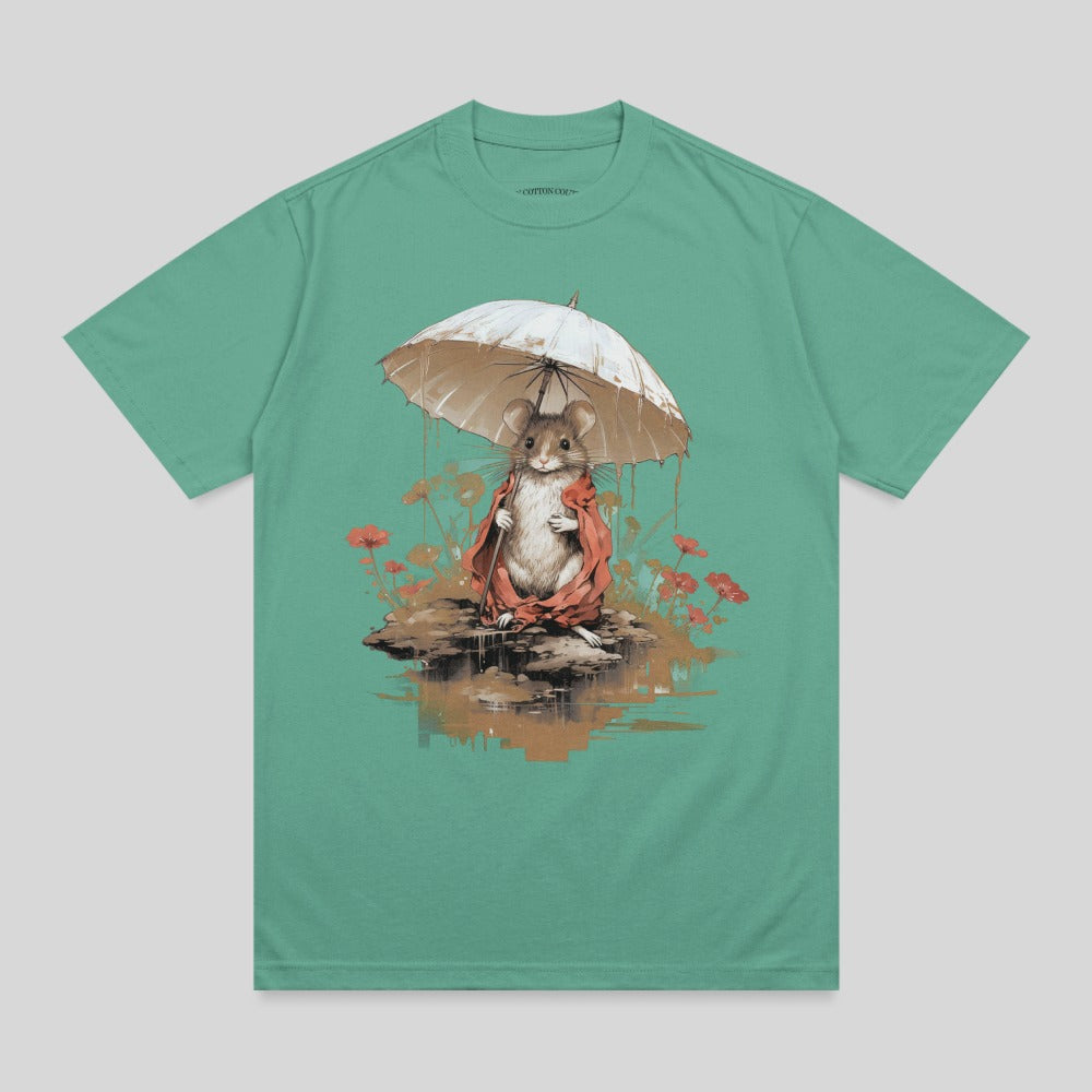 Adorable Mouse Umbrella Red Cloak Flowers product type