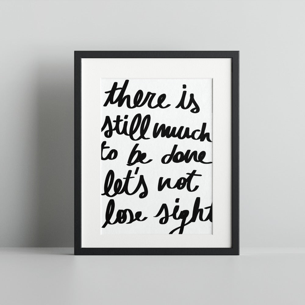 Inspirational Quote Wall Art Motivational Framed Print