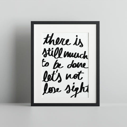 Inspirational Quote Wall Art Motivational Framed Print