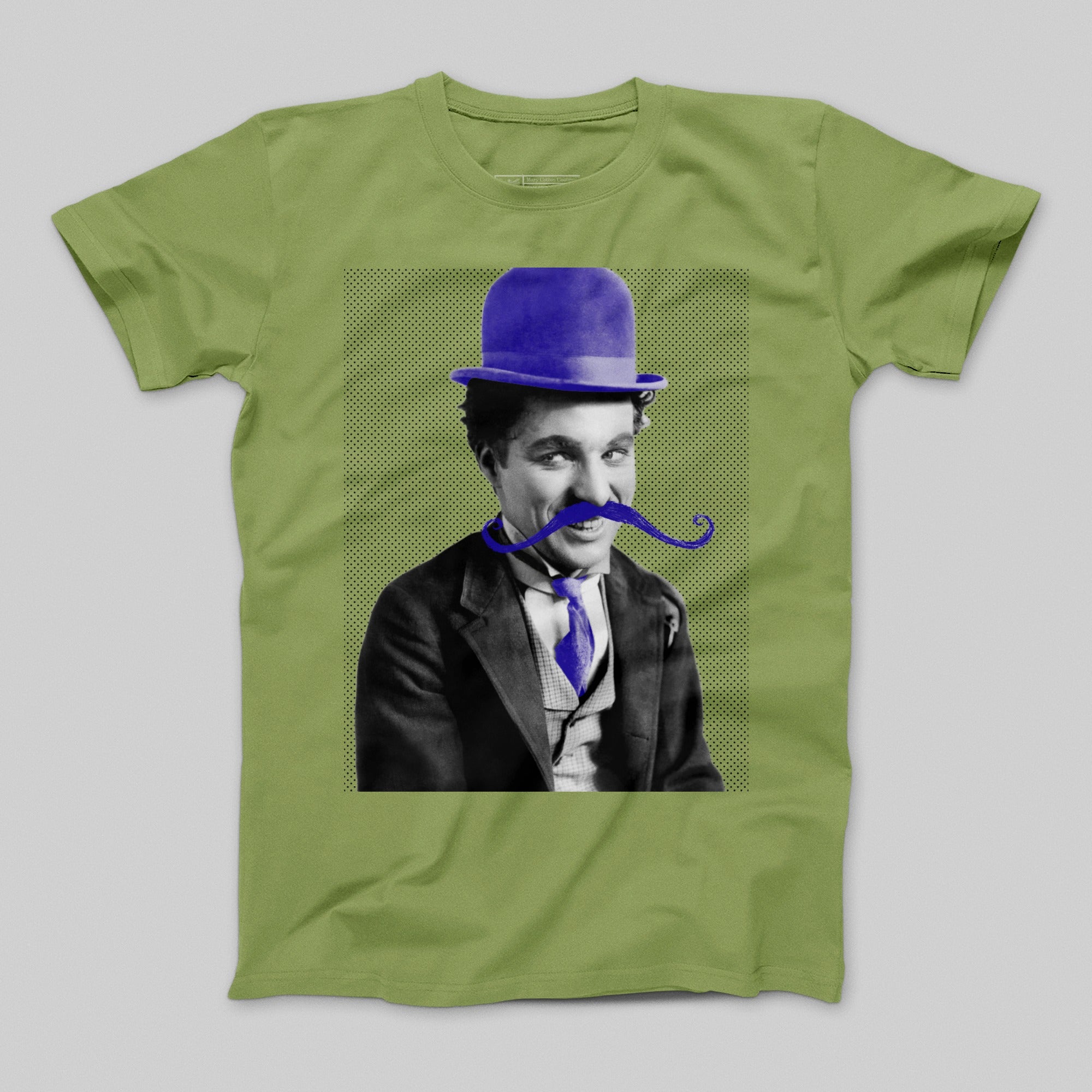 Unique Retro Style Print Graphic Funny Face T-shirt
