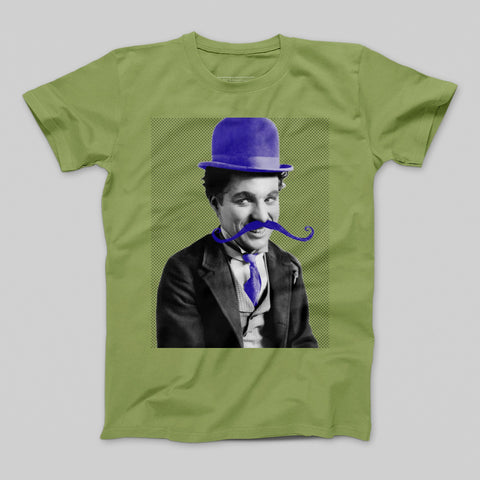 Unique Retro Style Print Graphic Funny Face T-shirt