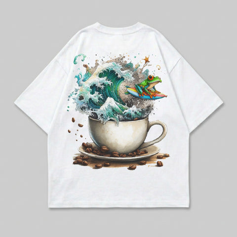Frog Surfing Coffee Cup Wave Unique Design product type
Frog art, Surfing frog, Coffee cup design, Wave art, Unique graphic, Animal print, Fantasy art, Quirky design, Illustrative, Coffee lover gift, Nature inspired, Tropical vibe, Beach theme, Surfer style, Artistic print, Whimsical art, Eye-catching, Vibrant colors, Red eyed frog, Coffee beans