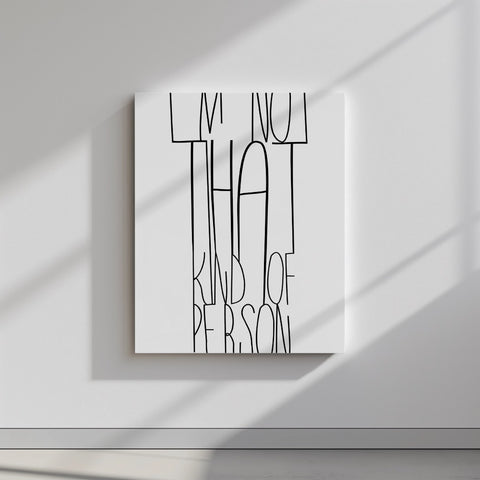Quadro canvas Kind