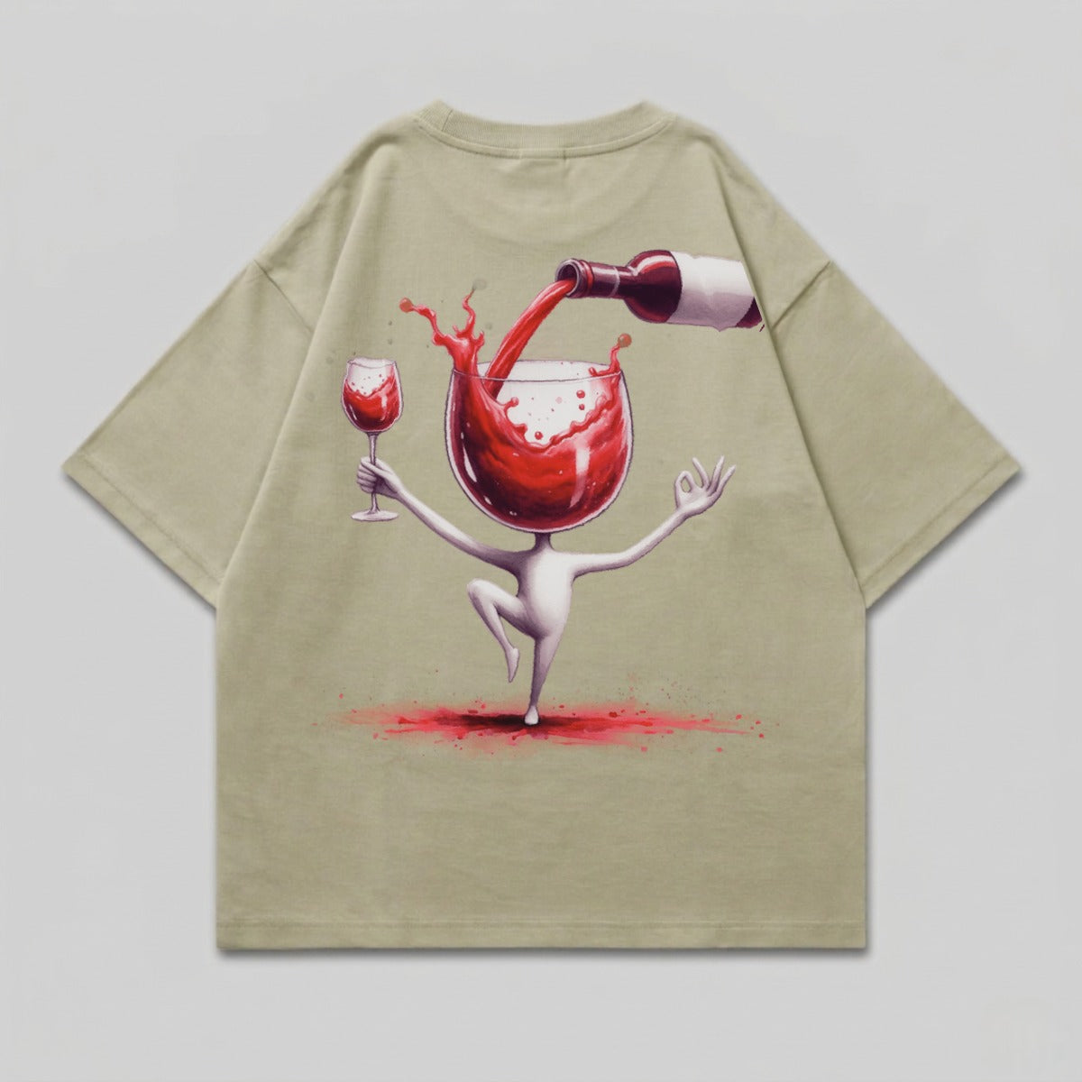 Dancing Wine Glass Head Red Splash Bottle Enjoyment product type
Wine Lover
Red Wine Art
Wine Glass Head
Bottle Pour
Splash Design
Abstract Wine
Funny Wine
Drink Graphic
Beverage Tee
Unique Design
Party Theme
Celebration Wear
Alcohol Art
Grape Design
Creative Graphic
Cool Tee
Statement Shirt
Artistic Print
Novelty Item
Casual Fashion