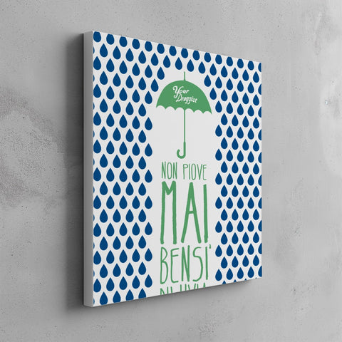 Quadro canvas Piove