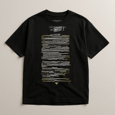 Limited Edition Graphic Print Black T-Shirt Product