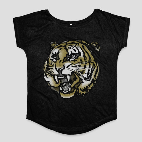 Roaring Tiger Graphic Design Women's T-Shirt